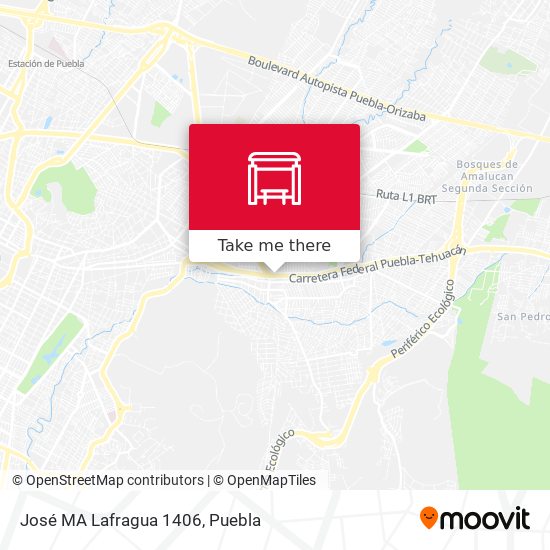 José MA Lafragua 1406 map