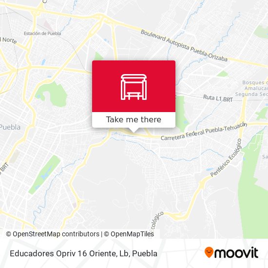 Educadores Opriv 16 Oriente, Lb map