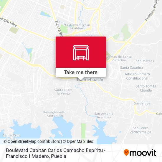 Mapa de Boulevard Capitán Carlos Camacho Espíritu - Francisco I.Madero
