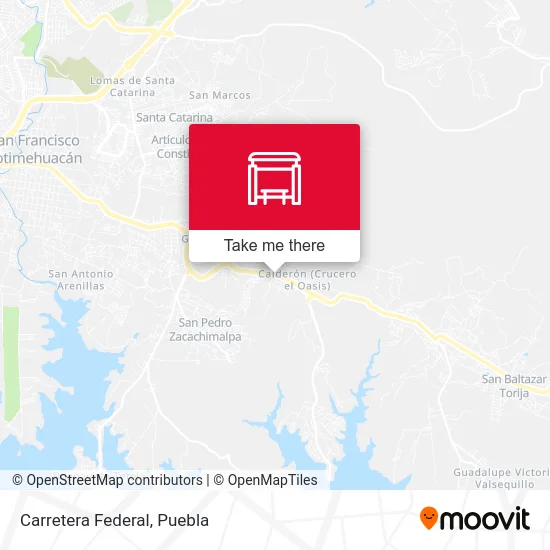 Carretera Federal map