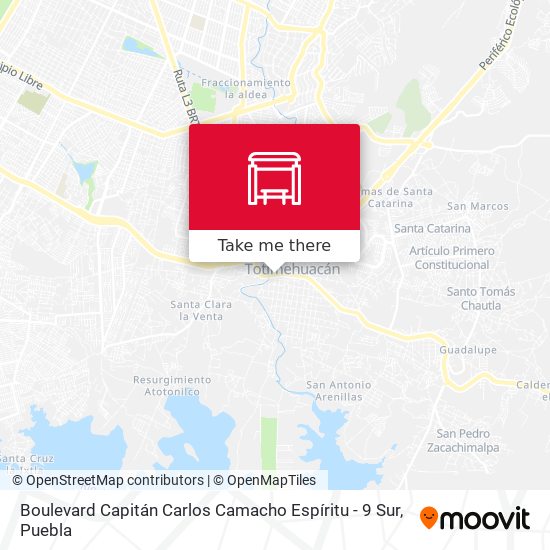 Boulevard Capitán Carlos Camacho Espíritu - 9 Sur map