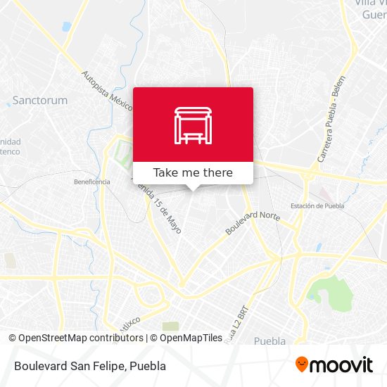 Mapa de Boulevard San Felipe
