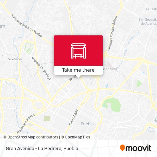 Gran Avenida - La Pedrera map