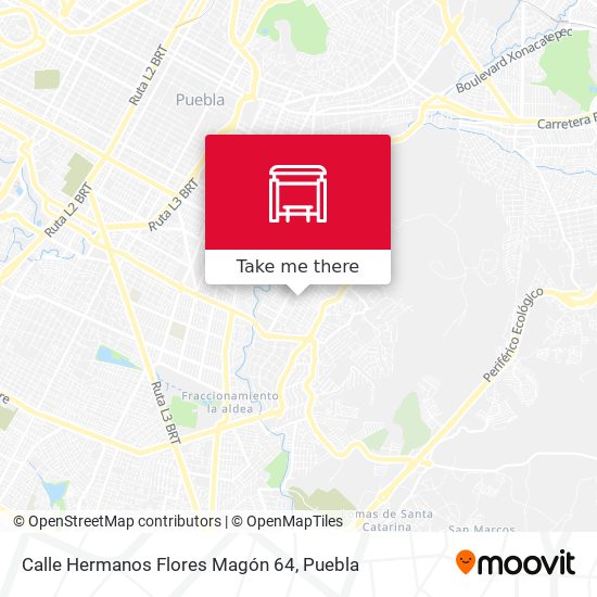 Mapa de Calle Hermanos Flores Magón 64