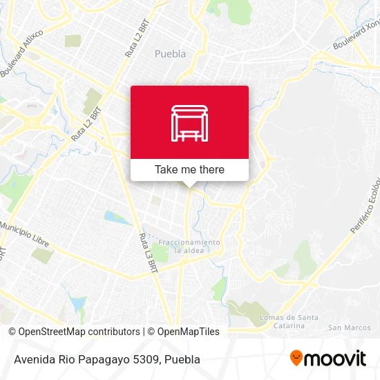 Avenida Rio Papagayo 5309 map