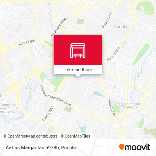 Mapa de Av.Las Margaritas 5978b
