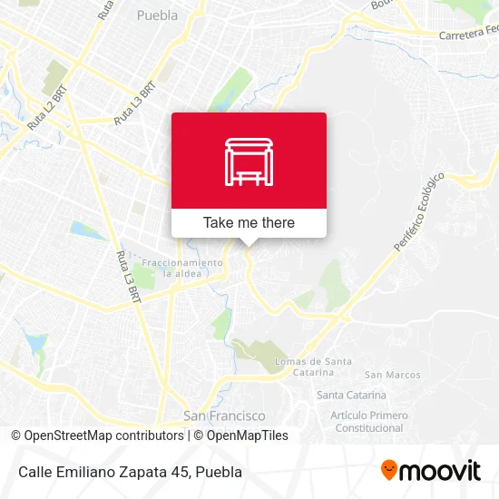 Calle Emiliano Zapata 45 map