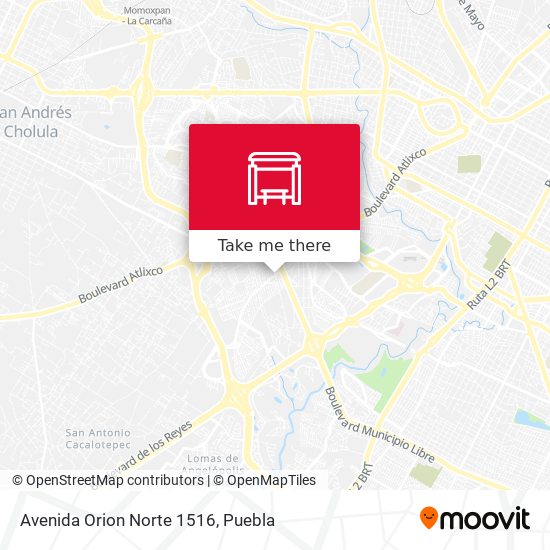 Avenida Orion Norte 1516 map