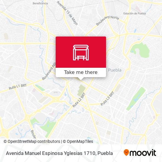 Mapa de Avenida Manuel Espinosa Yglesias 1710