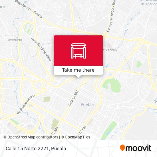 Mapa de Calle 15 Norte 2221