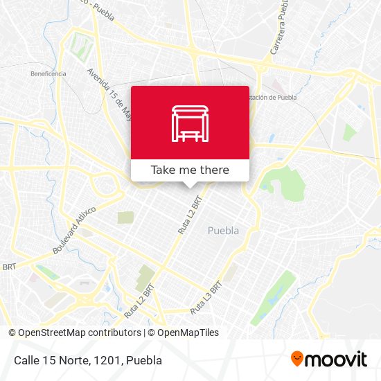 Mapa de Calle 15 Norte, 1201