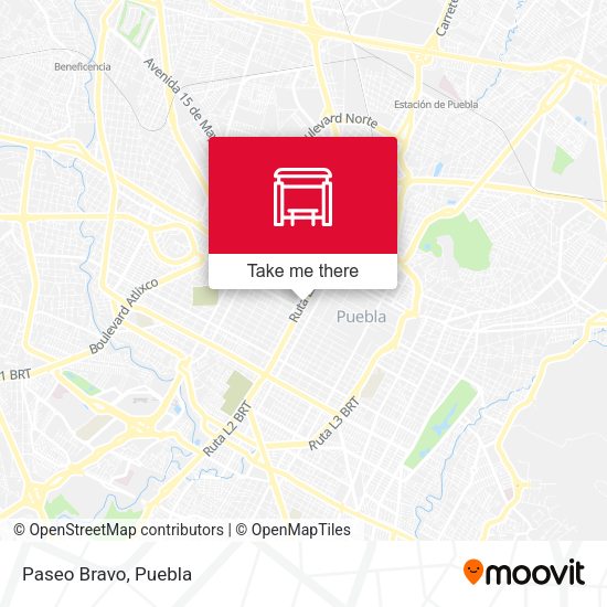 Mapa de Paseo Bravo