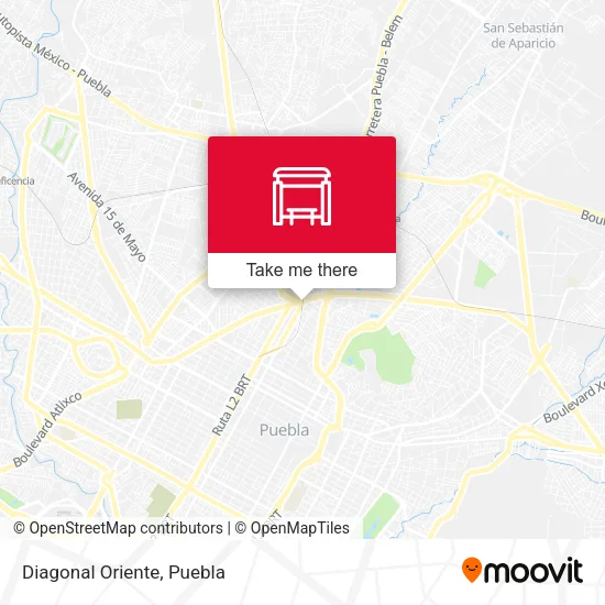 Mapa de Diagonal Oriente