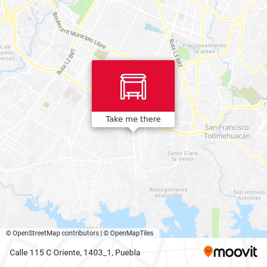 Calle 115 C Oriente, 1403_1 map