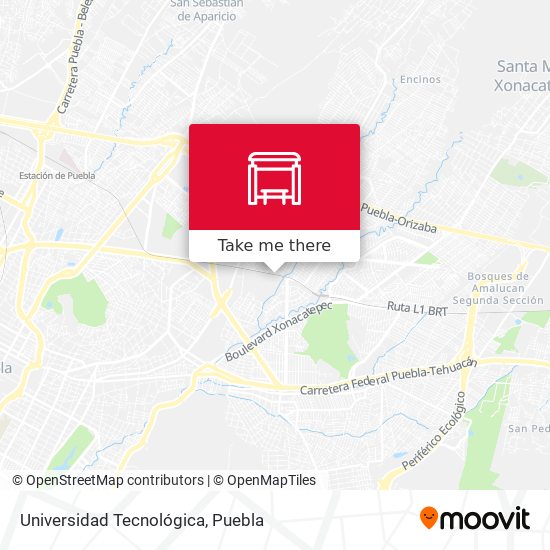 Universidad Tecnológica map
