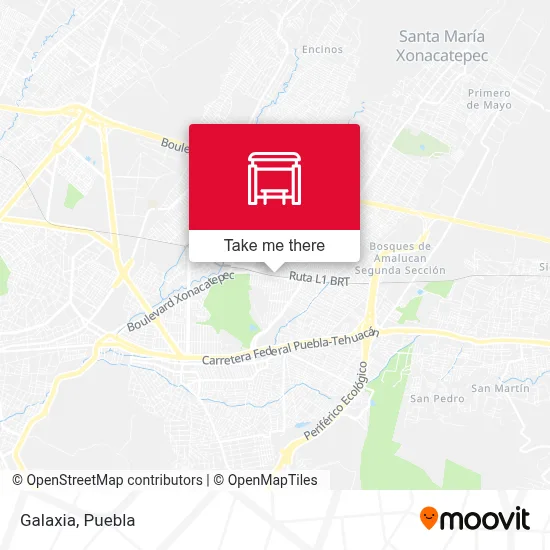 Galaxia map