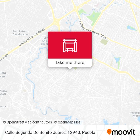 Calle Segunda De Benito Juárez, 12940 map
