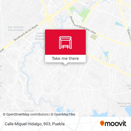 Mapa de Calle Miguel Hidalgo, 903