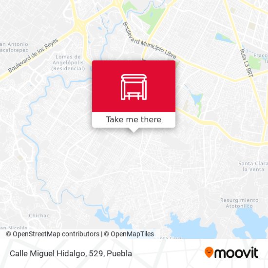 Mapa de Calle Miguel Hidalgo, 529