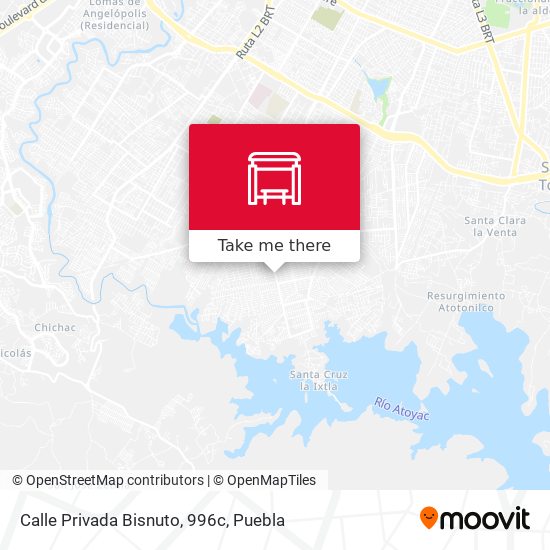 Calle Privada Bisnuto, 996c map
