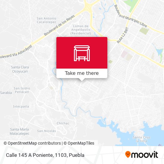 Calle 145 A Poniente, 1103 map