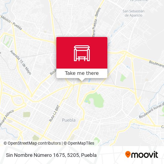 Sin Nombre Número 1675, 5205 map