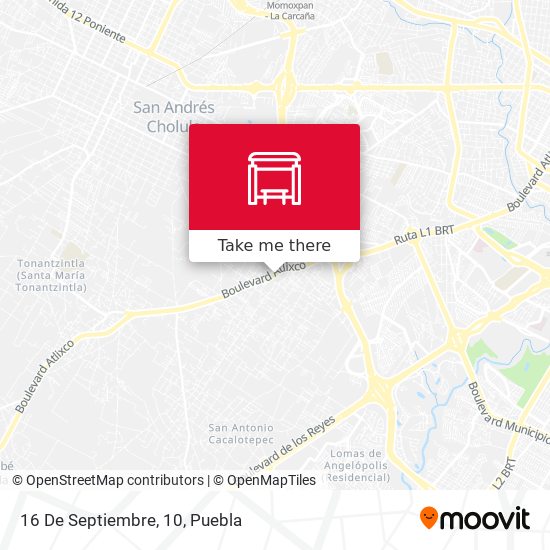 Mapa de 16 De Septiembre, 10