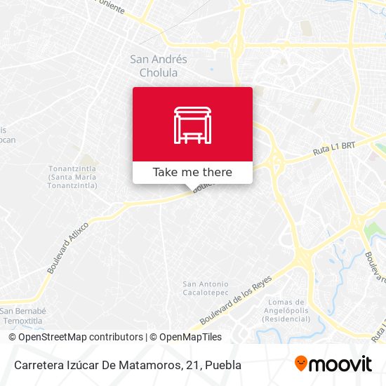 Carretera Izúcar De Matamoros, 21 map