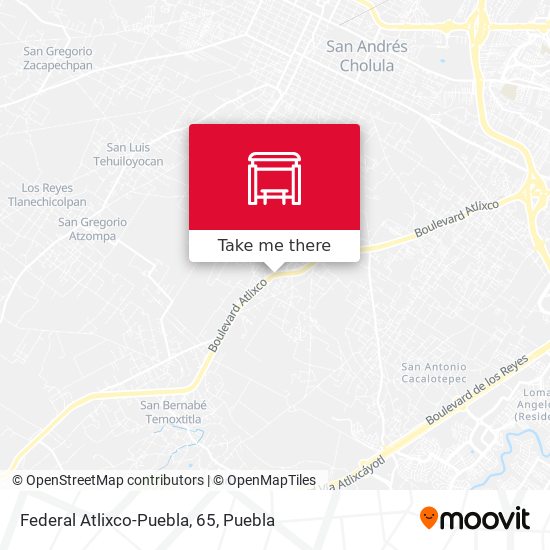 Mapa de Federal Atlixco-Puebla, 65