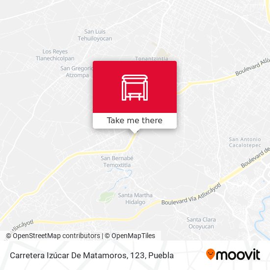 Carretera Izúcar De Matamoros, 123 map