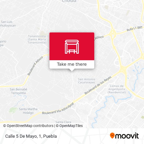 Mapa de Calle 5 De Mayo, 1