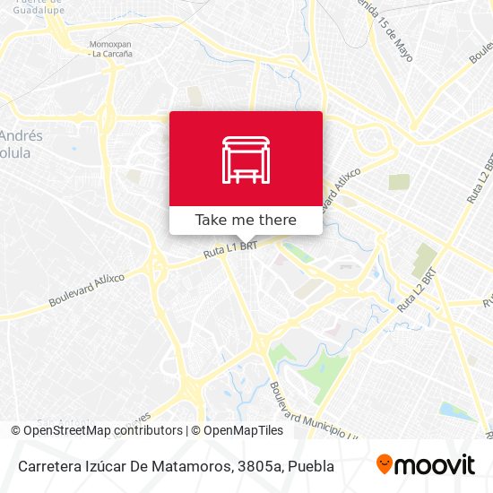 Carretera Izúcar De Matamoros, 3805a map