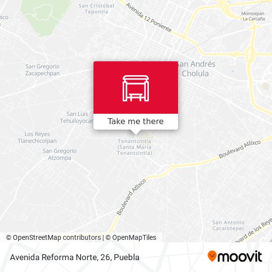 Avenida Reforma Norte, 26 map
