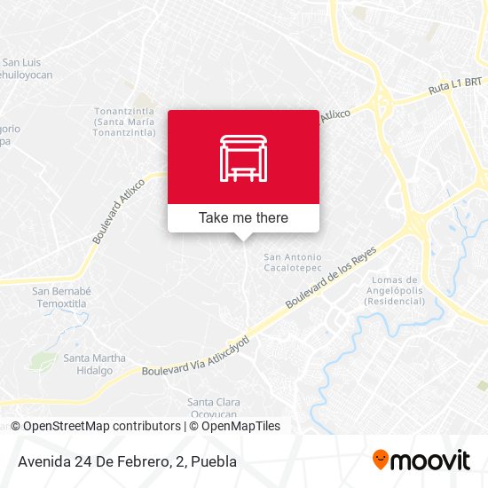 Mapa de Avenida 24 De Febrero, 2