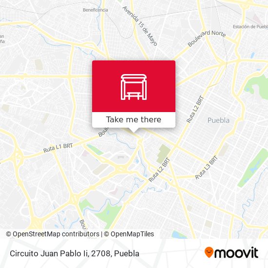 Circuito Juan Pablo Ii, 2708 map