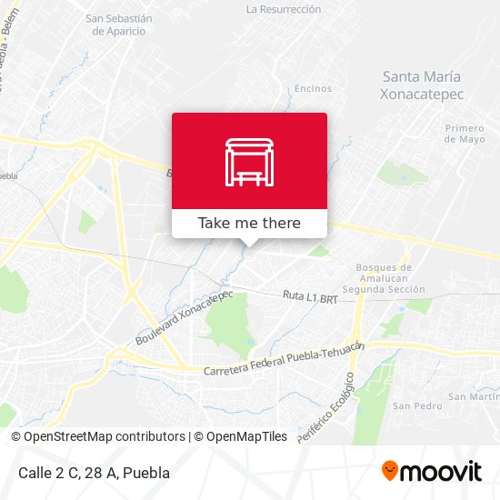 Mapa de Calle 2 C, 28 A
