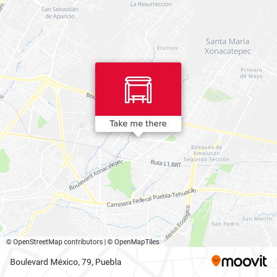 Boulevard México, 79 map