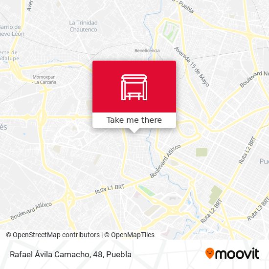 Rafael Ávila Camacho, 48 map