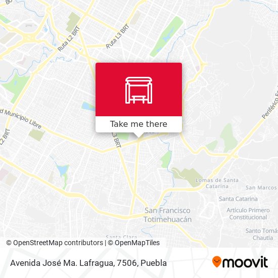 Avenida José Ma. Lafragua, 7506 map