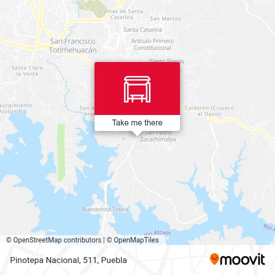 Pinotepa Nacional, 511 map