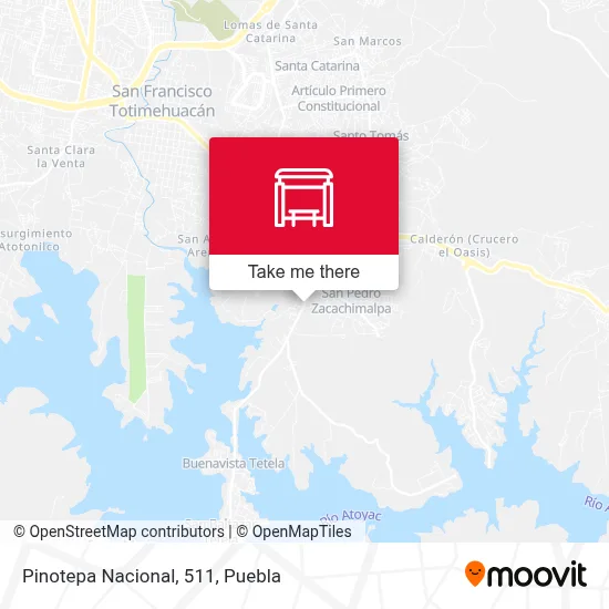 Pinotepa Nacional, 511 map