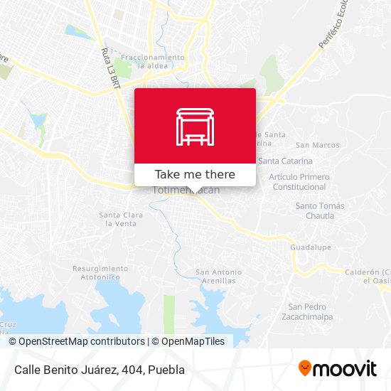 Calle Benito Juárez, 404 map