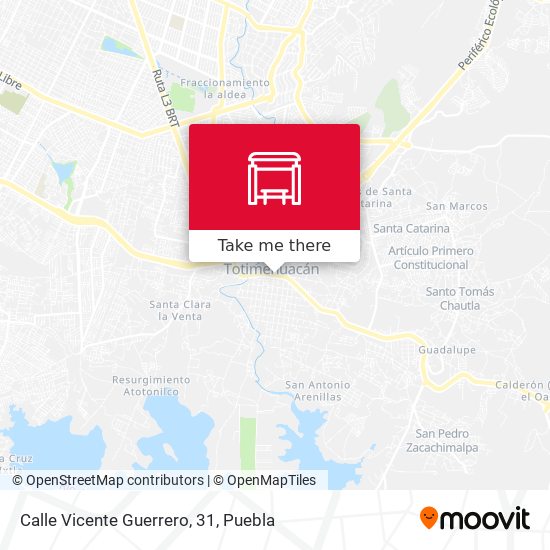 Mapa de Calle Vicente Guerrero, 31