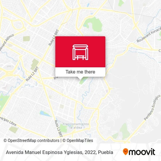 Mapa de Avenida Manuel Espinosa Yglesias, 2022