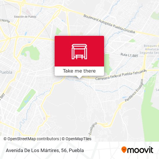 Mapa de Avenida De Los Mártires, 56