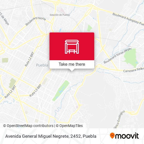 Avenida General Miguel Negrete, 2452 map