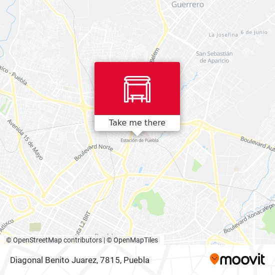 Mapa de Diagonal Benito Juarez, 7815