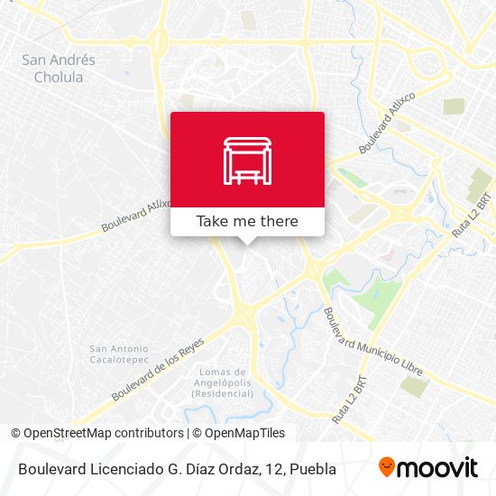 Mapa de Boulevard Licenciado G. Díaz Ordaz, 12