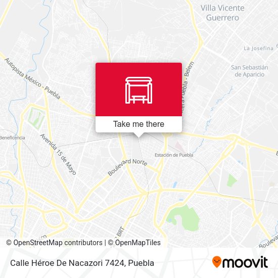 Calle Héroe De Nacazori 7424 map
