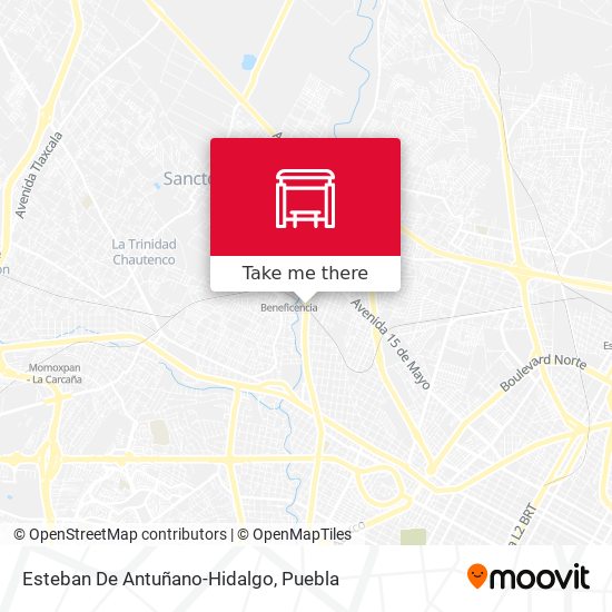 Mapa de Esteban De Antuñano-Hidalgo